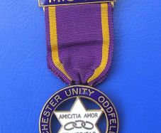 MANCHESTER UNITY of ODD FELLOWS (MUOF) - Annual Moveable Conference delegate's medal (excellent condition)