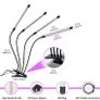 4 Heads Plant Grow Light with Remote Control, 80 LEDs Grow Lamp for Indoor Plants, 10 Dimming Level with Timer Full Spectrum Adjustable Gooseneck. Image 2