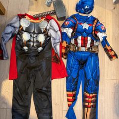 7-8 costumes Thor & Captain america