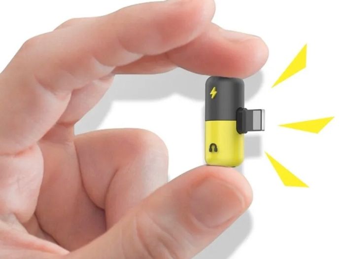 Mini 2in1 8 Pin Audio Adapter Charger For iPhone 11 12 X SE MAX XR 8 7