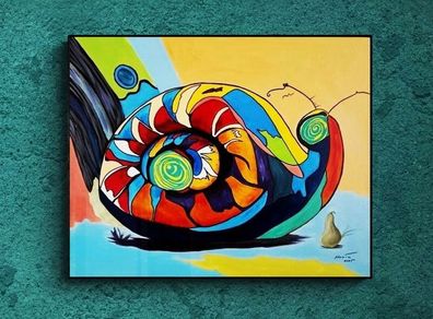 Original hand paint picture, painting by Strzala