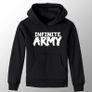 Kids Infinite Army Hoodie Youth Infinite List Youtuber Merch Gamer Top Boys Girls Unisex Sweater Hooded Sweatshirt size 5-15 Birthday Gift Image 6