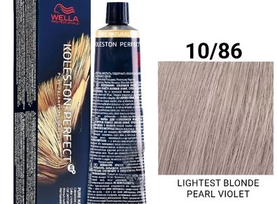 Koleston Perfect ME+ 10/86 Lightest Blonde Pearl Violet