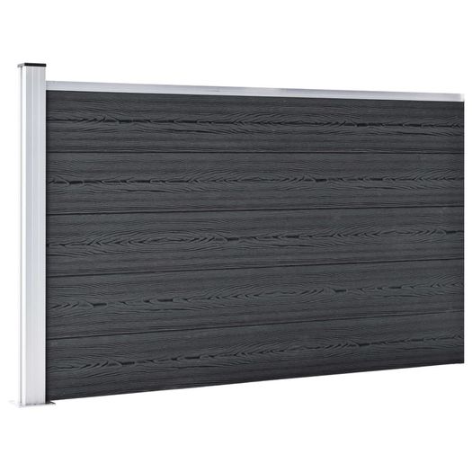 Garden Fence WPC 180x105 cm Grey