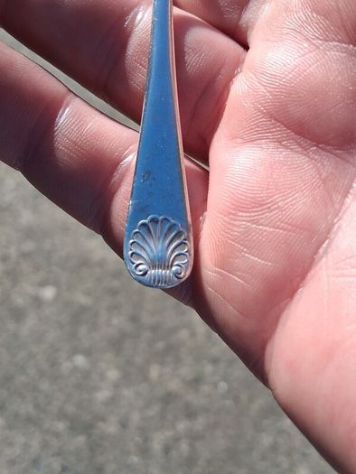 5 X Cooper Bros Shell Pattern Sterling Silver Teaspoons