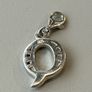 Silver  Q Charm Image 2