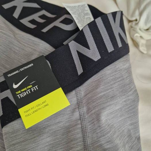 NIKE womens bnwt grey leggings size xl