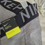 NIKE womens bnwt grey leggings size xl Image 4