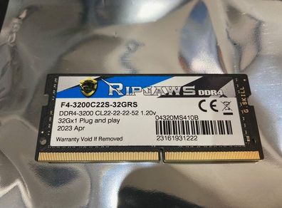 G.Skill Ripjaws 32GB DDR4 3200MHz Laptop RAM