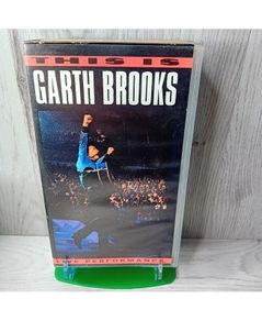 This Is Garth Brooks Live Vhs Tape - Rare Retro Kids Tv Show