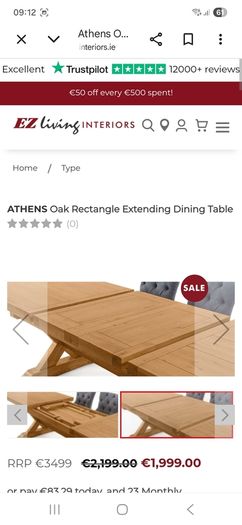 Extendable dining room table