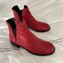 MarcoMoreo red leather ankle boots Image 2