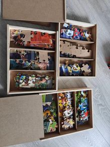 Wooden Puzzles 3x3 Pack with Storage Tray