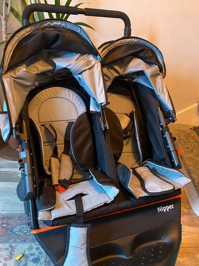 out & about nipper twin buggy