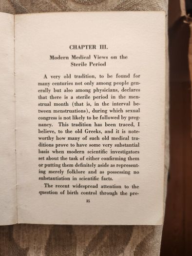 The Sterile Period In Family Life. By Very Rev. Canon Valere J. Coucke. Professor Of Moral Theology, Grandseminar Of Bruges And James J. Walsh. Rare First Edition 1932 Soft Cover . In Good Condition.
