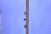 Antique cast iron fence post