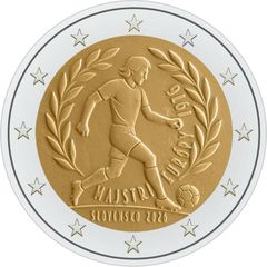 Slovakia 2 Euro Commemorative Coin 2026 - Championship. Uncirculated.