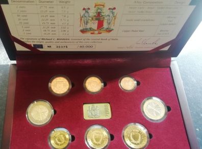 2008 Malta Euro Coin Set