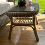 Small Wicker Coffee Table Image 2