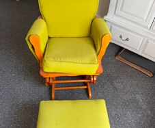 Rocking chair and stool