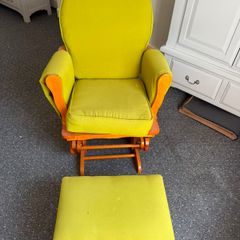 Rocking chair and stool