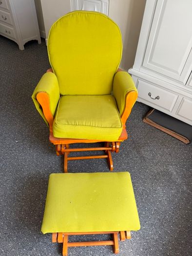Rocking chair and stool