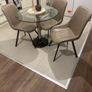 Strong glass top table. Image 2