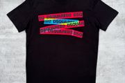 Black Dsquared2 Logo Tape T-Shirt