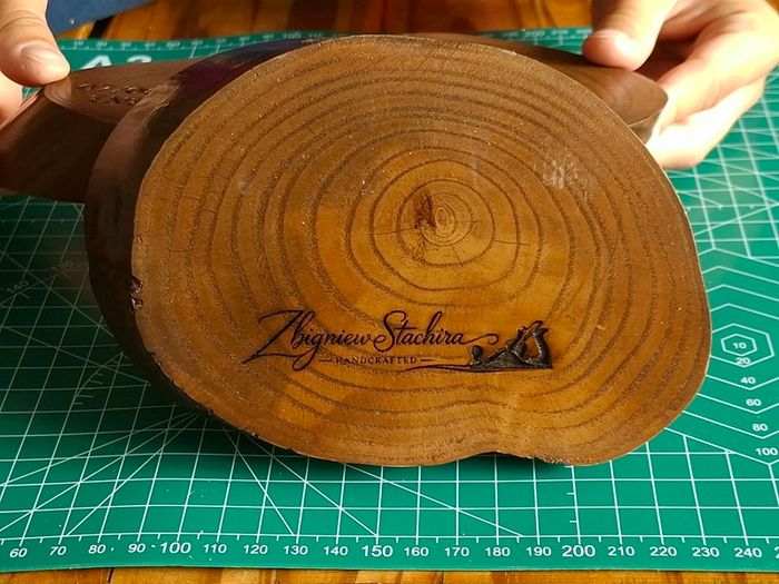 Handcrafted Personalised Wooden Clock  Unique Memory Gift