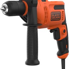 New Sale | Black+decker 500 W Hammer Drill Power Tool With Side Handle , Beh200-gb
