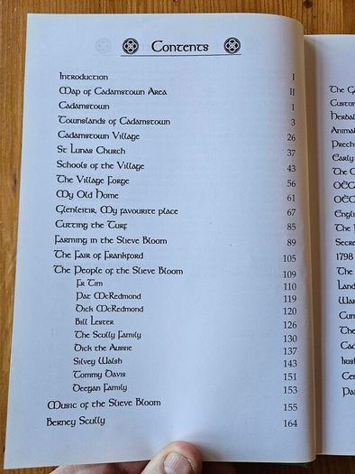 AT The Foot Of The Slieve Bloom. History Of Folklore Of Cadamstown. By Paddy Heaney. First Edition Large Volume Hardback 370 pages In Good Condition.  See Photos For Same.