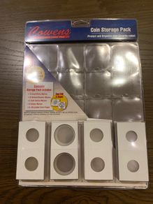 Coin Flips Mylars Holders and 4 Album Pages for Storing Them Only Few Available Sealed Brand New