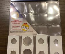 Coin Flips Mylars Holders and 4 Album Pages for Storing Them Only Few Available Sealed Brand New