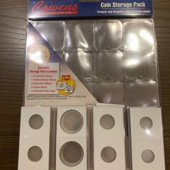 Coin Flips Mylars Holders and 4 Album Pages for Storing Them Only Few Available Sealed Brand New