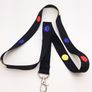 Happy Face Black Neck Lanyard Strap Cell Mobile Phone ID Card Key chain Image 6