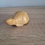 Vintage Carved Natural Stone Turtle Tortoise Figurine Image 2