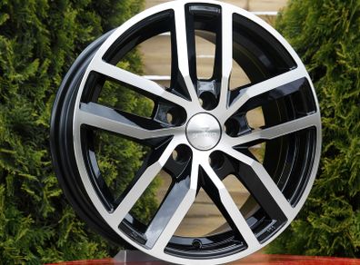 15" Black Gloss Wheels Audi Seat Skoda Vw 5x100