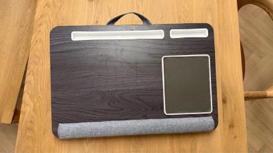 Portable Cushioned Worktop (Grey, White)