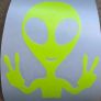 Alien Sticker Helmets Cars Vans etc Image 2