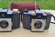 Two Kodak Brownie Cresta cameras