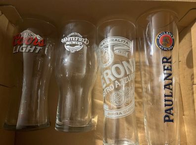 whiskey beer glasses