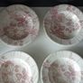 rimmed soup bowls "Wild Strawberry" Image 2
