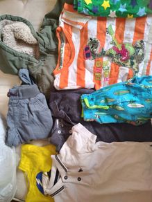 large bundle of boys clothes 18 to 36 months.