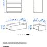 Ikea malm chest of 6 drawers stained oak veneer Image 6