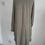 shirt bnwt H&M long shirt /shirt dress khaki size 10 Image 7