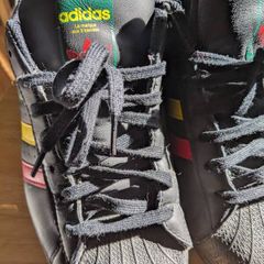 adidas Originals SUPERSTAR IH3121 Core Black/Yellow/College Green Men's Women's