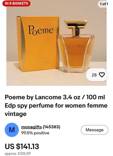 Selection of vintage fragrance