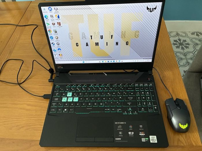 ASUS TUF FX506LI Full HD 144Hz 15.6" Gaming Laptop (Intel i5-10300H, Nvidia GeForce GTX 1650Ti, 8GB RAM, 512GB SSD, 4-Zone RGB Keyboard, Windows 10)