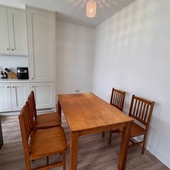 Solid Wood Dining Table and 4 Chairs