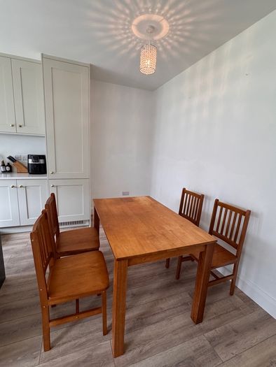 Solid Wood Dining Table and 4 Chairs